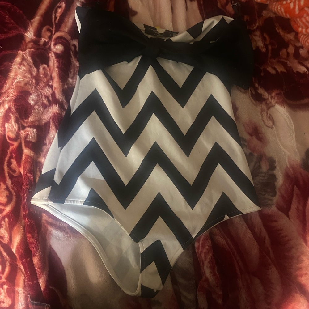 Papaya Monochrome Bodysuit